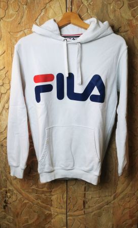 FILA Hoodie Weiss / Kapuzenpullover / Sweater Sport - XS