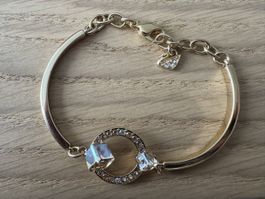 Armband Swarovski goldfarben mit Steinen
