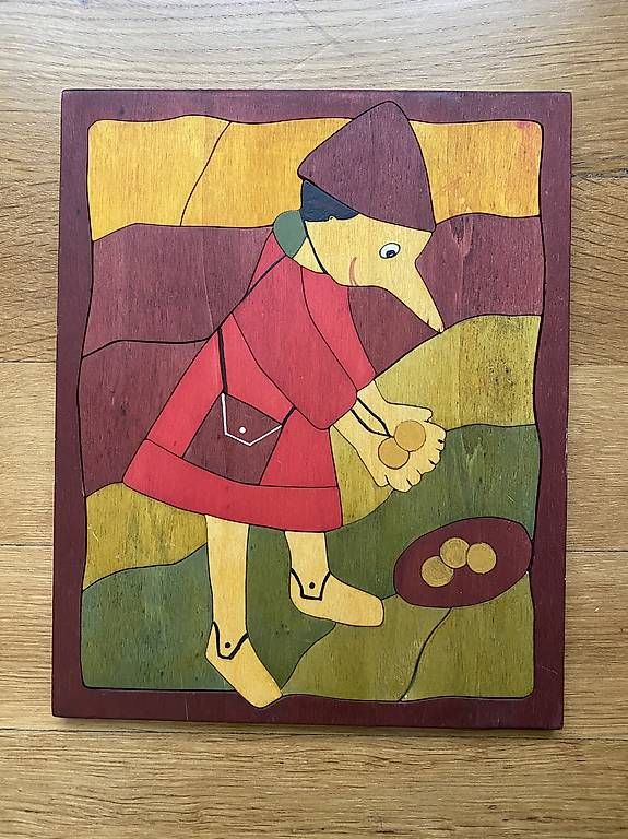 Puzzle: Vintage-Holzpuzzle Rotkäppchen – Usato da Muttenz venduto da Bugijeta