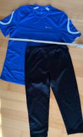 Odlo Lauf Shirt und schwarze Sporthose in Grösse M Damen