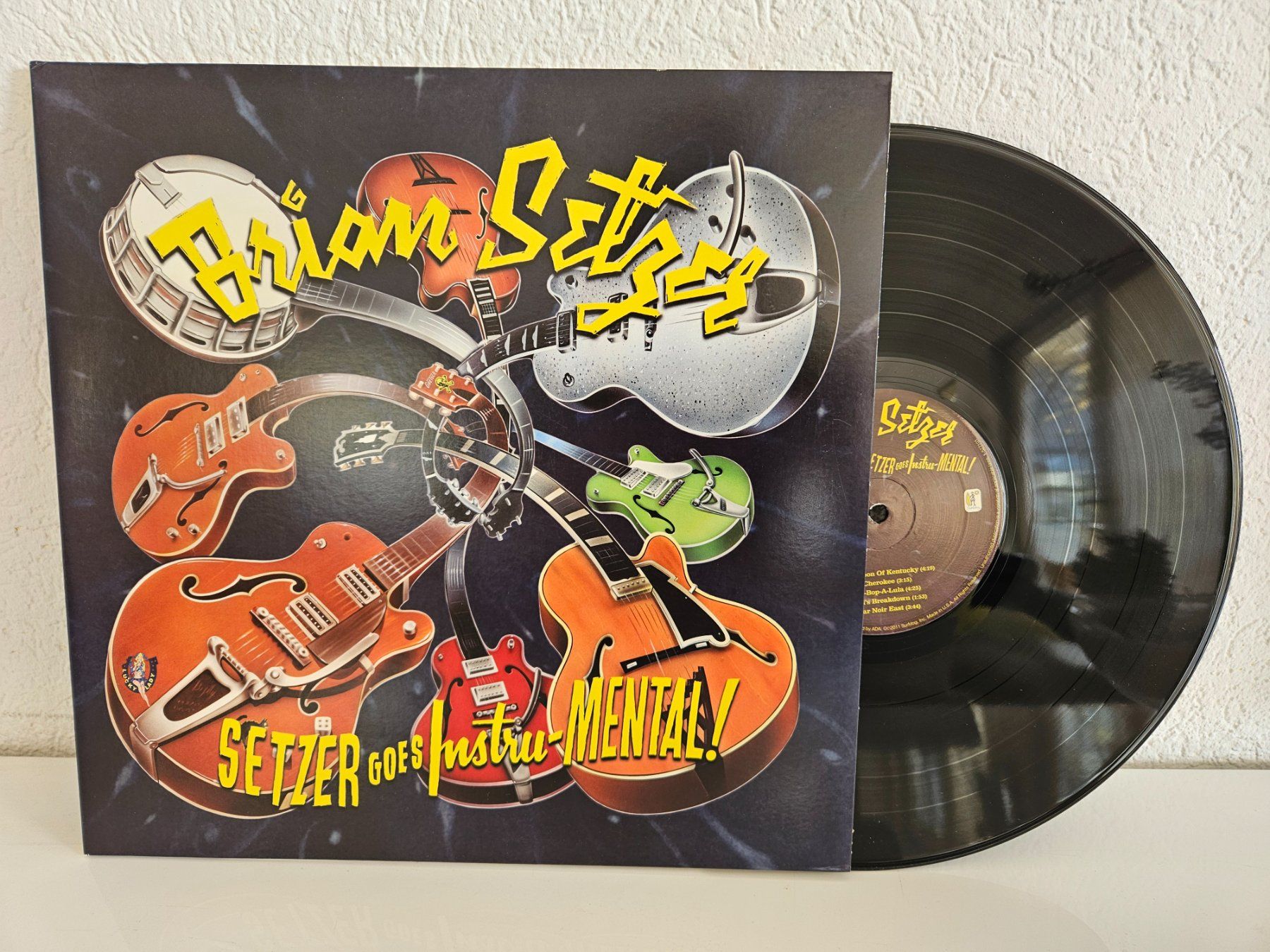 Dischi in vinile: Brian Setzer goes Instru-MENTAL LP - US-Pressing 2011 – Usato da Gunzwil venduto da Charro03