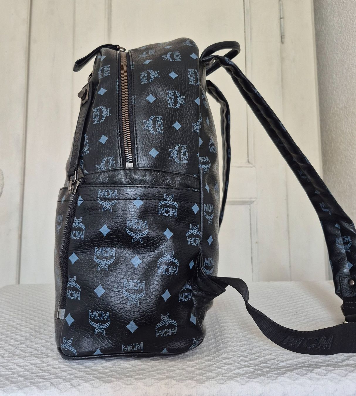 Mcm Zaini: Original MCM Rucksack mit Nieten – Usato da Dottikon venduto da Pega7 5