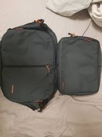 Tucano Reise-Rucksack & Tasche Set - Schwarz/Orange 