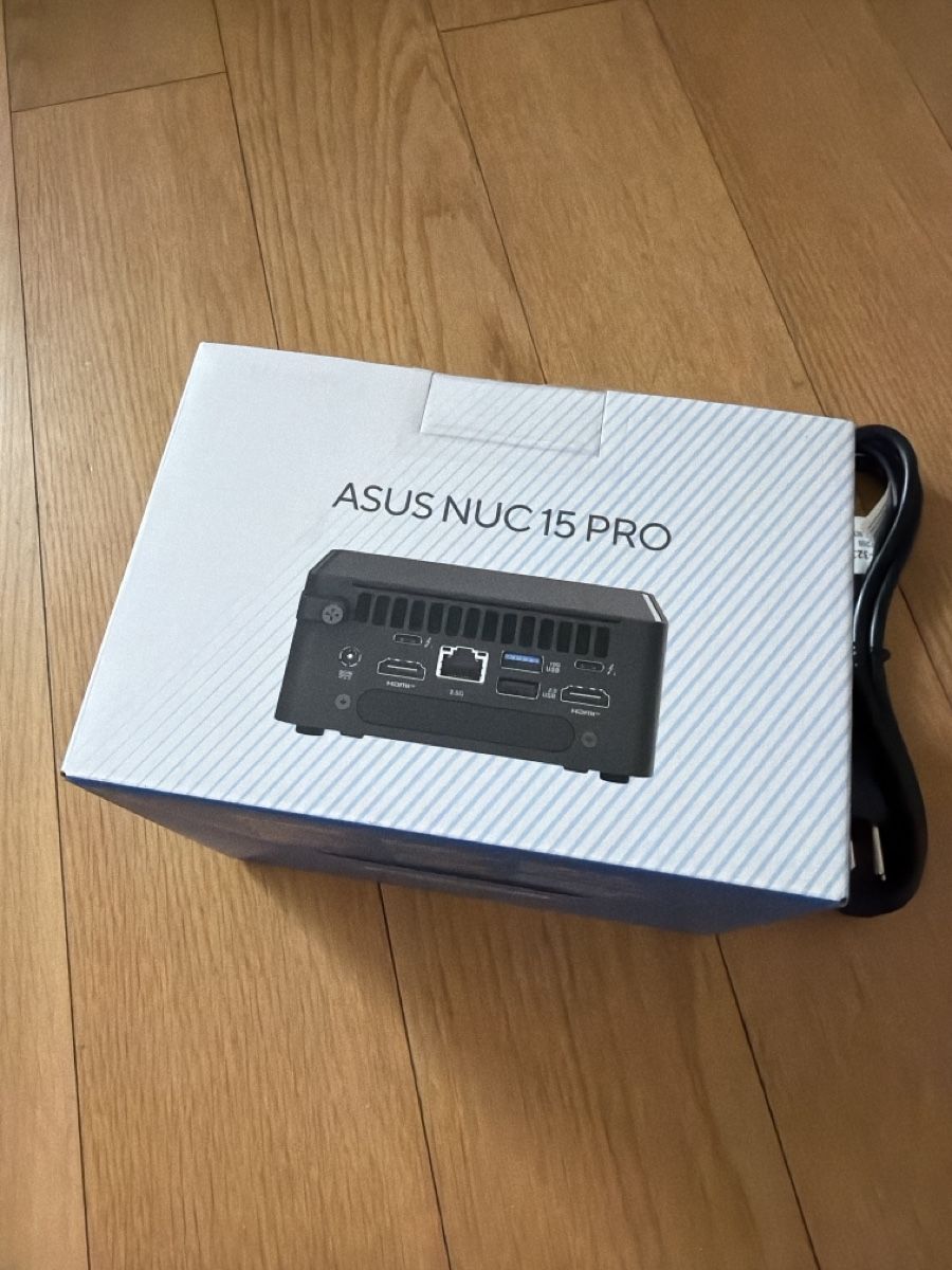 Asus PCs: ASUS NUC 15 PRO Mini PC mit Stromkabel neu! – Neuf avec emballage d'origine à Zollikofen par cedi52 1