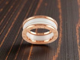 BULGARI, B.Zero 1 - Ring in Roségold / Keramik