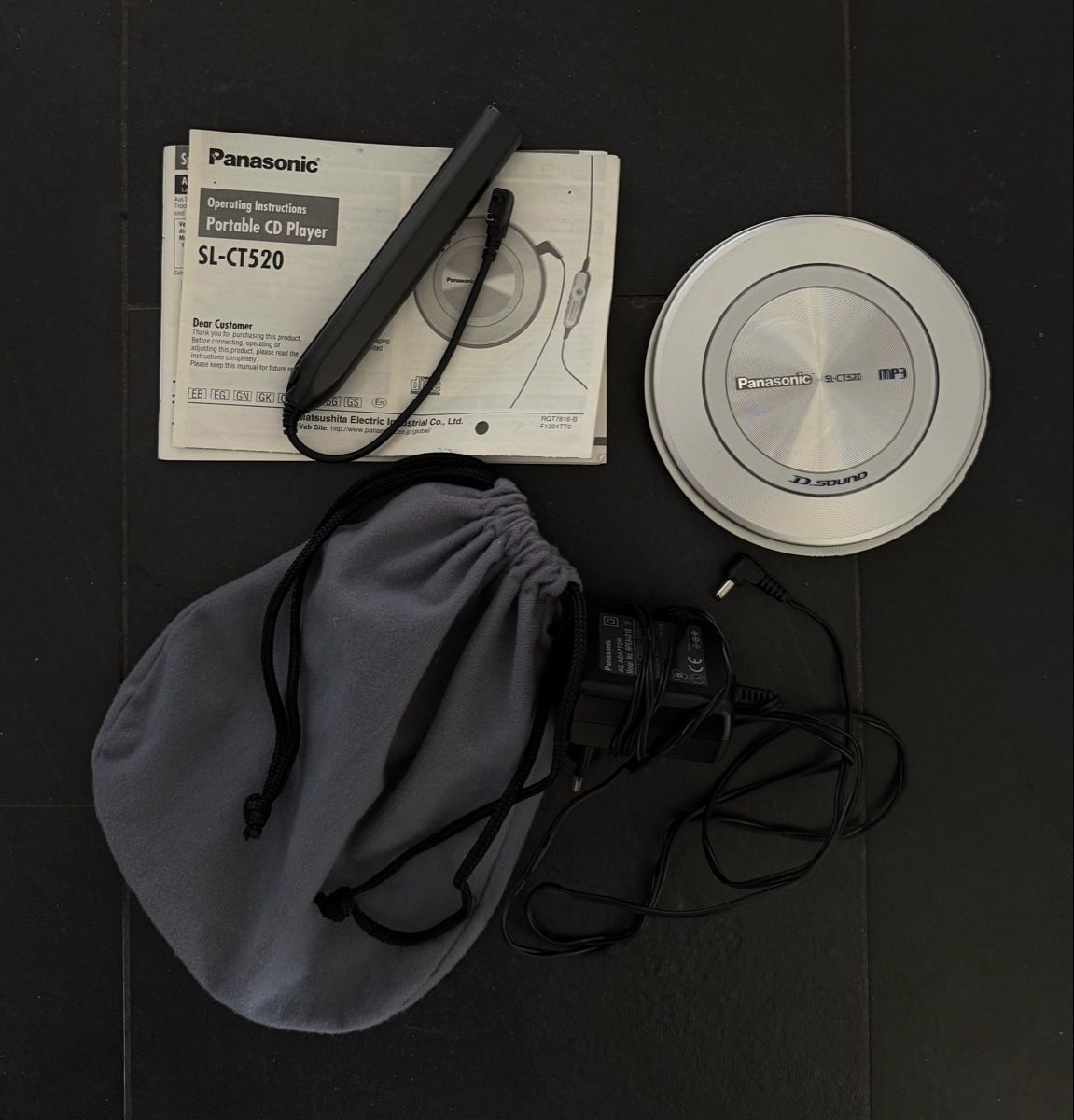Lettore multimediale portatile: Panasonic MP3 CD Player SL-CT520 – Usato da Oberwil BL venduto da ChrisBopp