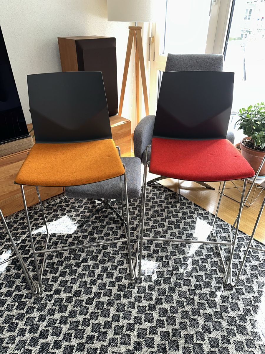 Sgabelli: FourCast Moderne Hocker Wolle Stapelbar – Usato da Kreuzlingen venduto da Bchicks 3