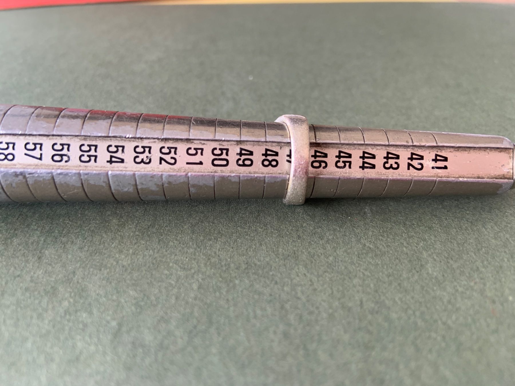 Ringe: Silberring Fächer Linien  (47/15) – Gebraucht aus Dittingen von Bellevista 4
