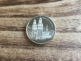 NEUSILBER MEDAILLE MIT ZERTIFIKAT