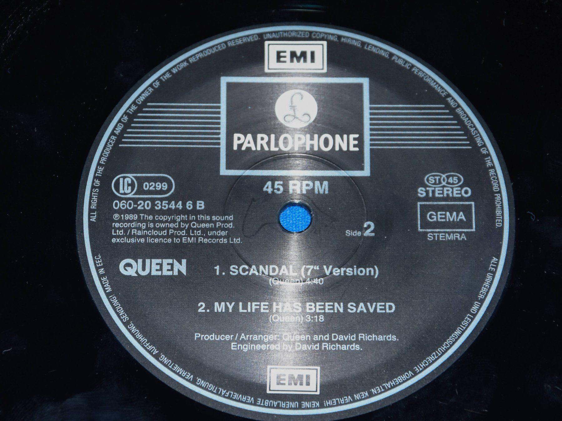 Dischi in vinile: Queen - Scandal (Maxi-single) – Usato da Belmont-sur-Yverdon venduto da ag97 3