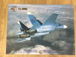 Original Su-30MK Poster, Flugzeug, 45x60