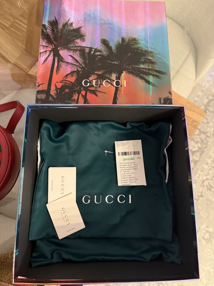Gucci Zaini: Gucci Runde Ophidia Rucksack – Nuovo (secondo la descrizione) da Zollikerberg venduto da Mei1844 4