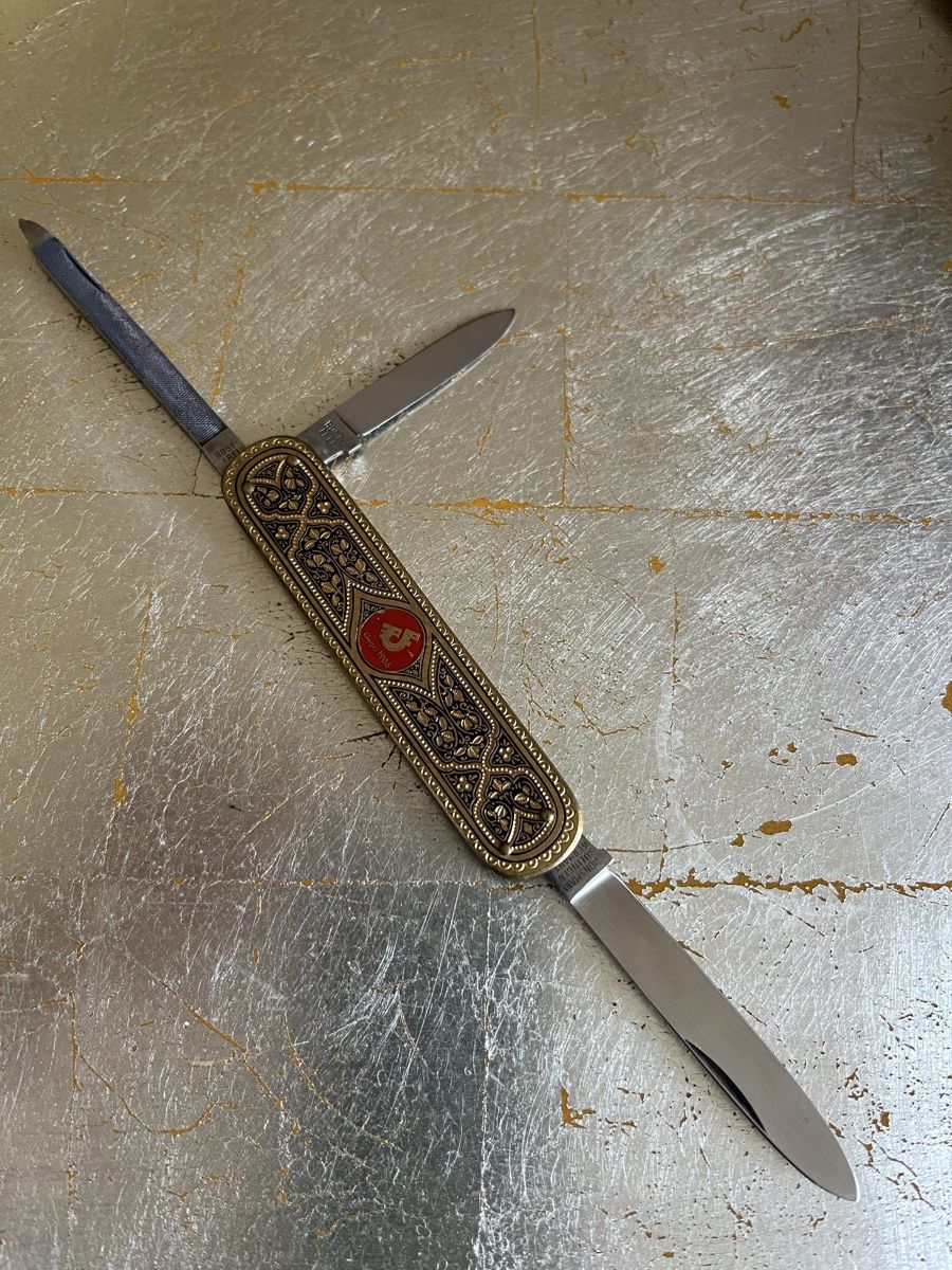 Coltelli tascabile: Antikes Taschenmesser, E. Bonsmann Solingen, – Usato da Rüti ZH venduto da Walti0 2
