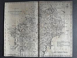 John Lodge: A Map of Hartfordshire (1795)