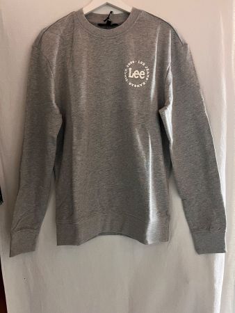 LEE, Sweatshirt Langarm, Grösse S, Farbe Grau