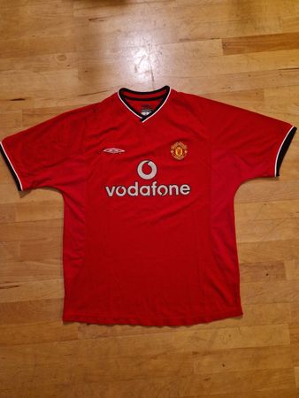 Original Manchester United Trikot Grösse L Umbro Vodafone Re