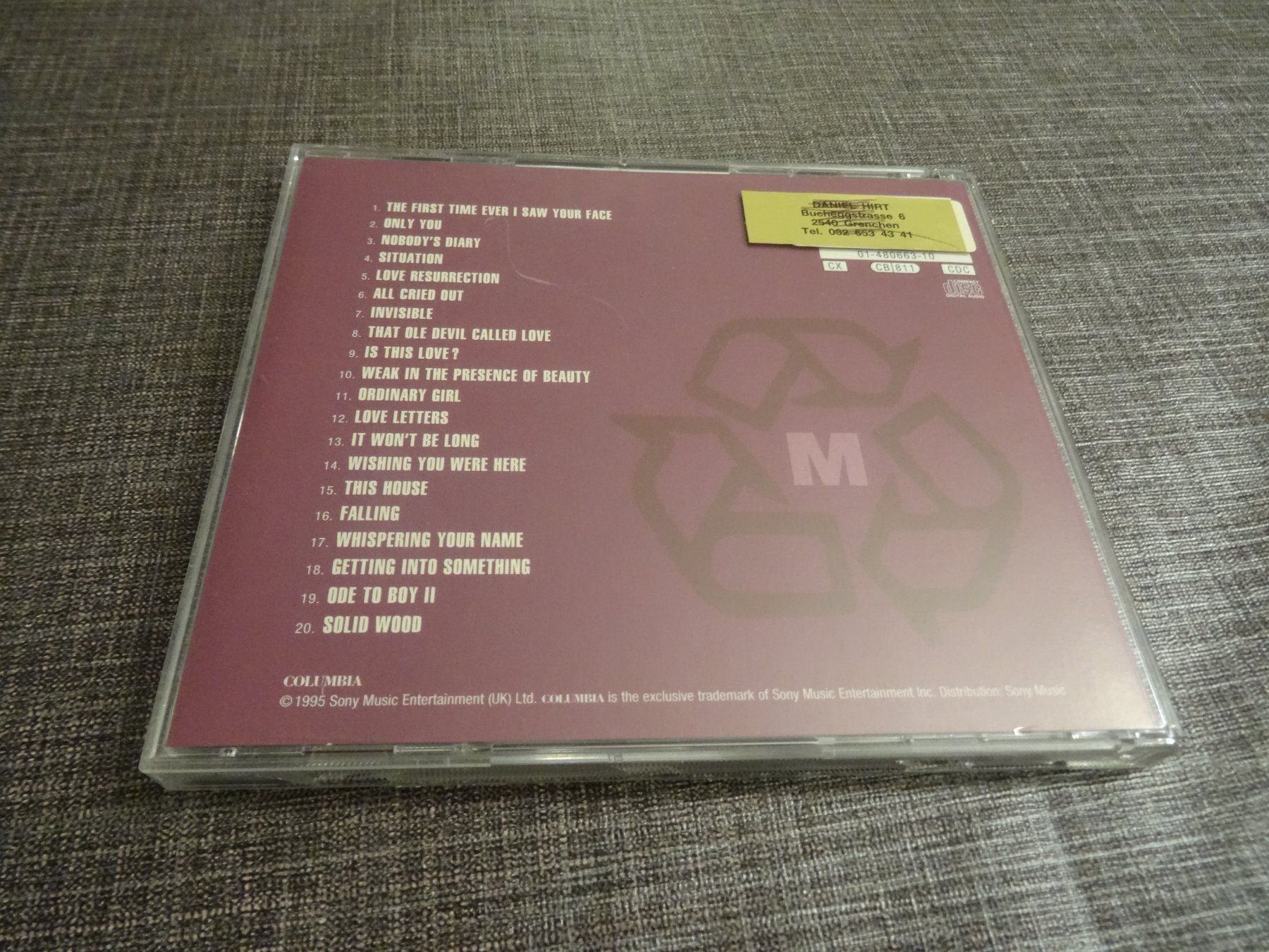 CD: Alison Moyet - Singles CD – Usato da Olten venduto da Disc-Ausverkauf 1