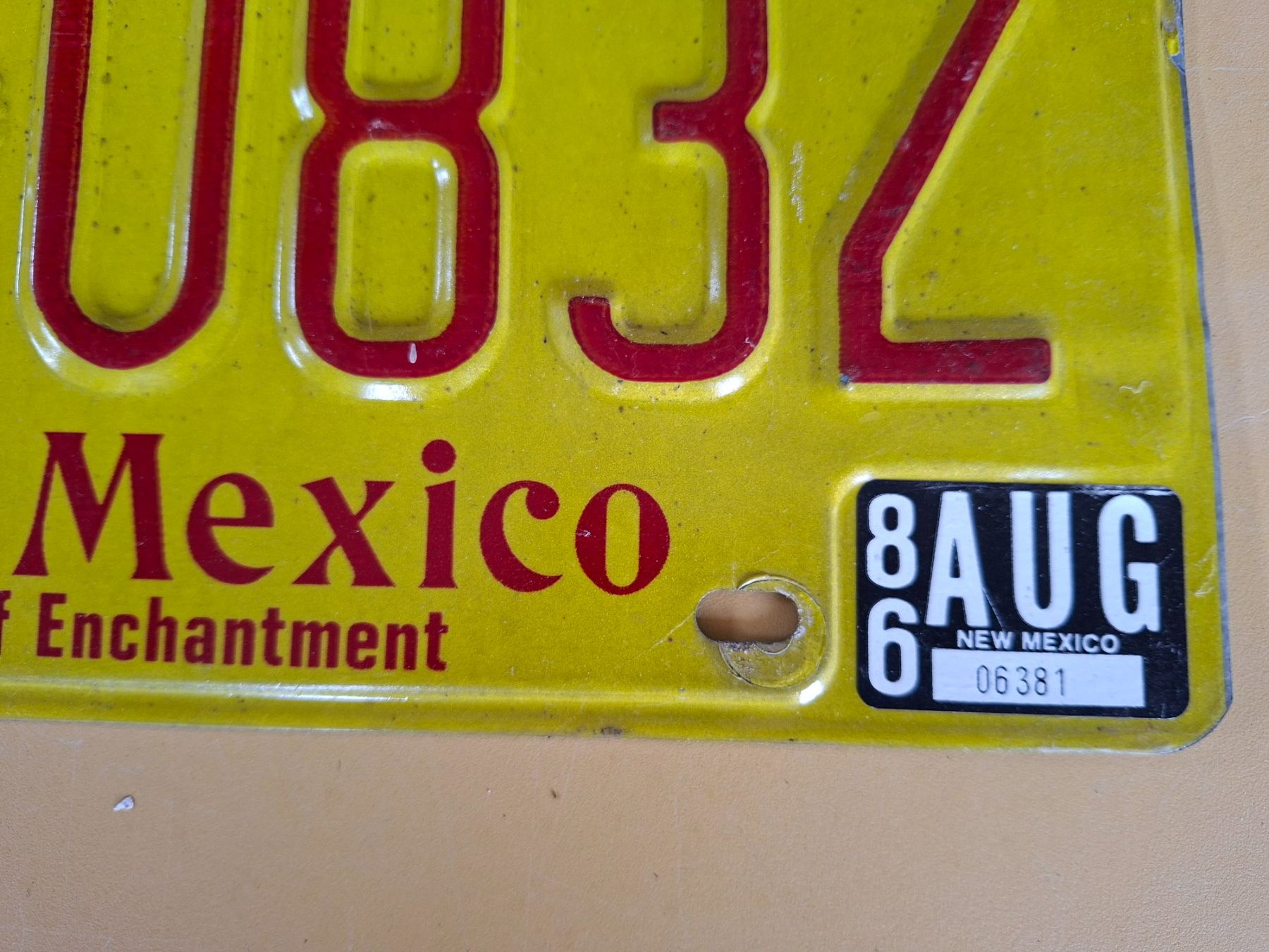 Insegne: Autoschild New Mexico JD-0832 gebraucht – Usato da Ehrendingen venduto da CHMEX 1