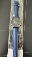 MIGGER Quarzuhr Blau ungebraucht 40mm