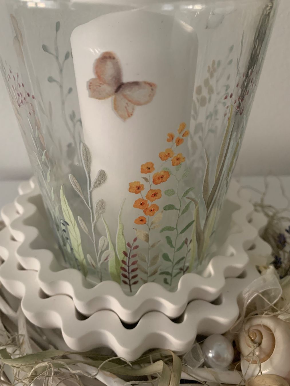 Tutte le decorazioni: Arrangement, Hand gemacht mit Windlicht – Nuovo (secondo la descrizione) da Diepoldsau venduto da Luxusdeko 2