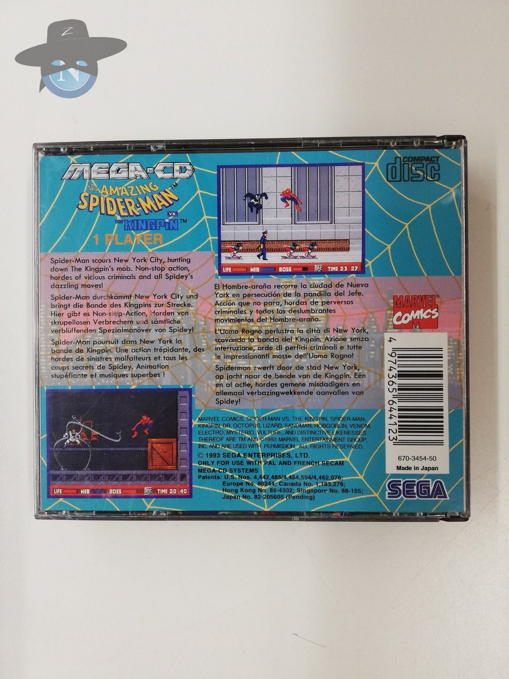 Sega Giochi: The Amazing Spider-Man vs. KingPin / Sega Mega CD – Usato da St. Gallen venduto da zorro_dc 1
