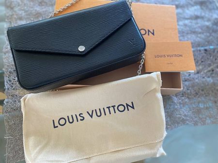 Louis Vuitton Felicie Pochette Epi Black