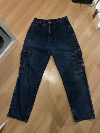Vintage Y2K Baggy Jeans, Grösse M