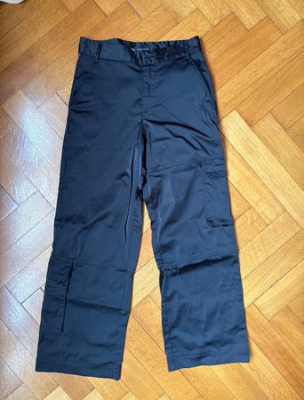 Schwarze Cargohose Zara