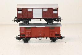 2 Güterwagen Märklin 4550 +312/1 HO/AC mit OVP