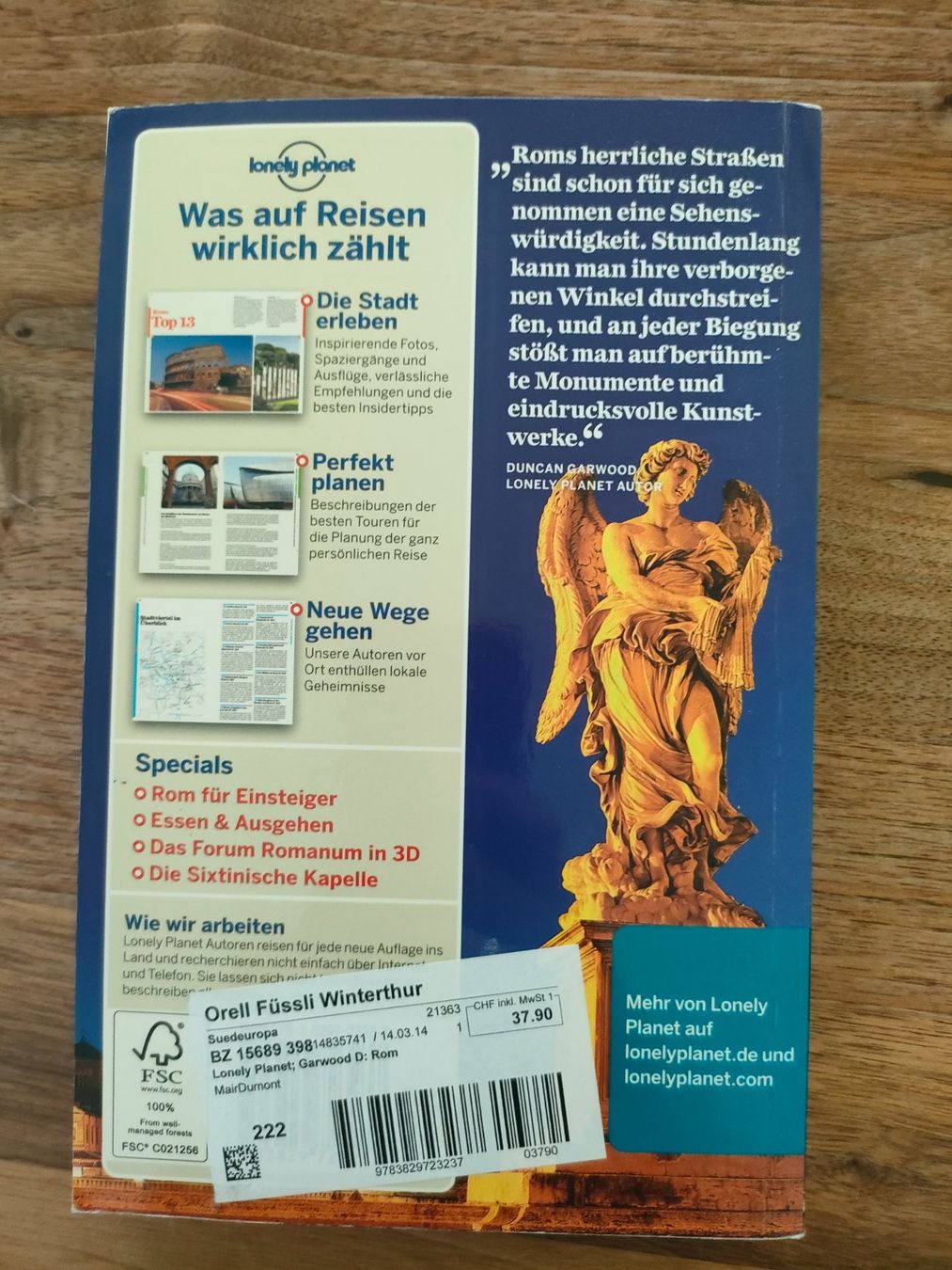 Libri: Lonely Planet Rom Reiseführer – Usato da Wiesendangen venduto da s_er 1