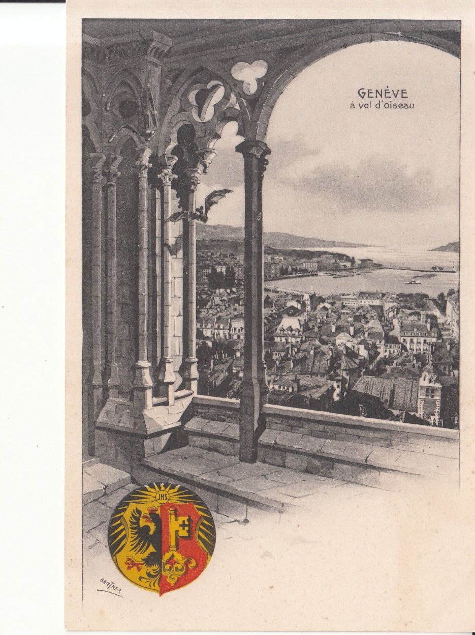 Cartoline postali: Genève ca. 1910 – Usato da Bürglen TG venduto da StampGraf