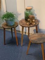 Hocker 3er Set Vintage Landhausmöbel Dekohocker/ Dekotischli