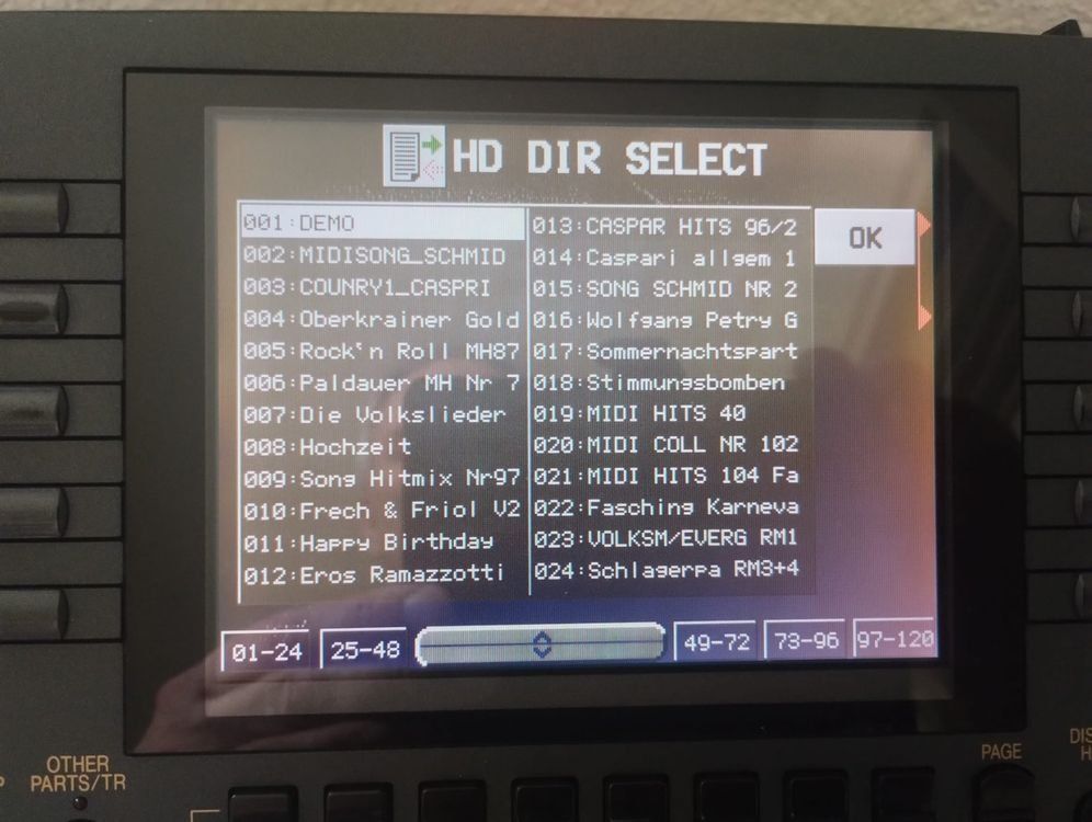 Technics Strumenti musicali: Technics SX-KN5000 mit Harddisc und Koffer – Usato da Weisslingen venduto da Dmusikus 5