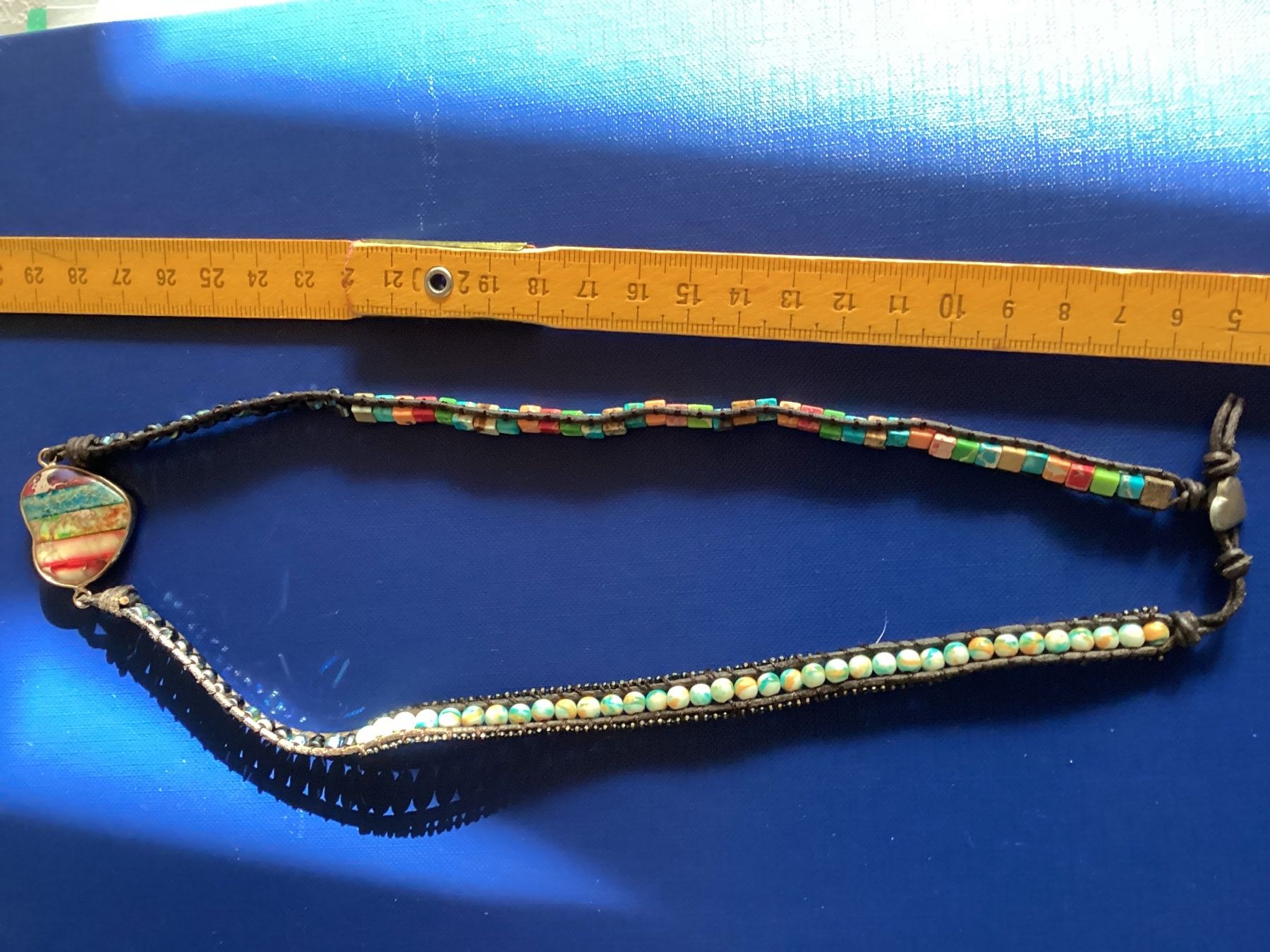 Catenine: Halskette bunt / Fuss- oder Handgelenk-Kette bunt / STEIN – Nuovo (secondo la descrizione) da Frauenfeld venduto da Boldi46 5