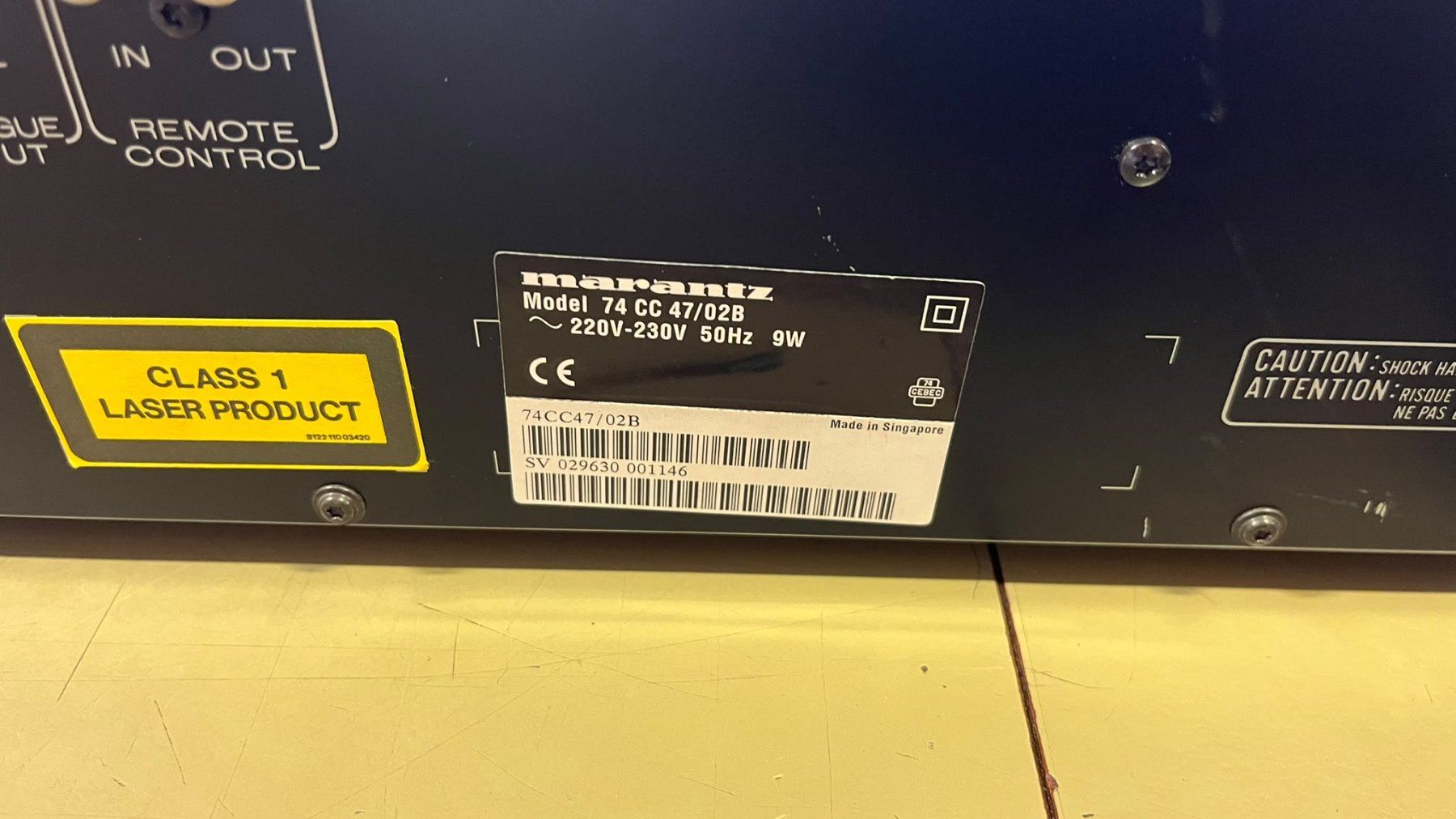 Marantz Audio- & Mediensysteme: Marantz kompakt CD-Wechsler CC-47 – Gebraucht aus Lachen SZ von fma8852 4