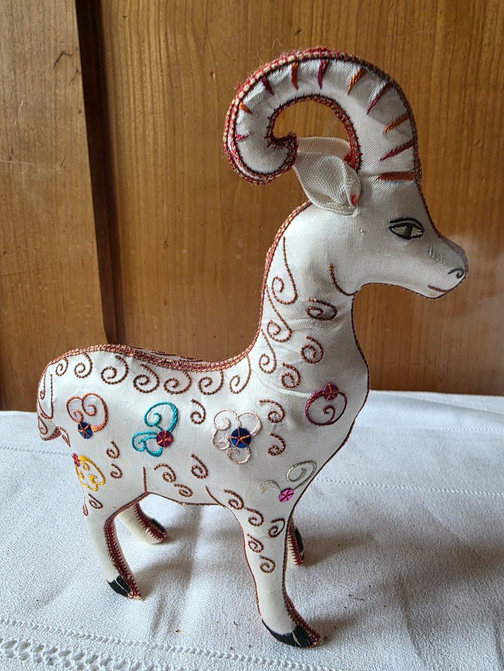 Figurines: Stoff Steinbock Figur Tier Puppe 19 cm – D'occasion à Walterswil BE par Lonitti