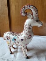 Stoff Steinbock Figur Tier Puppe 19 cm