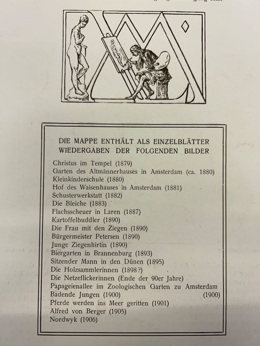 Foto & Immagini: Liebermann Mappe Kunstwart Verlag Kunstdrucke – Usato da Bern venduto da dazwischen 4