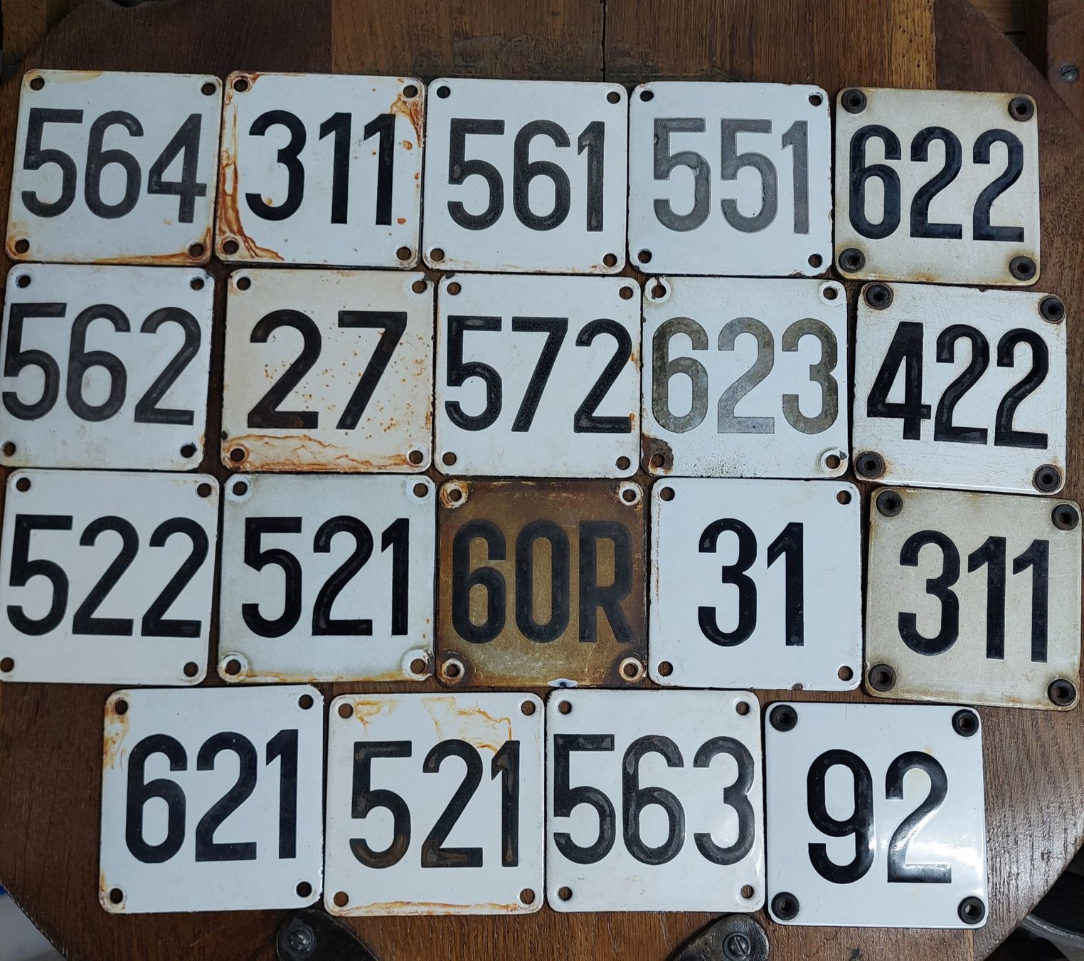 SBB/CFF/FFS Insegne: Eisenbahn Emailschilder Sammlung - 19 Stk. – Usato da Siblingen venduto da rantiques