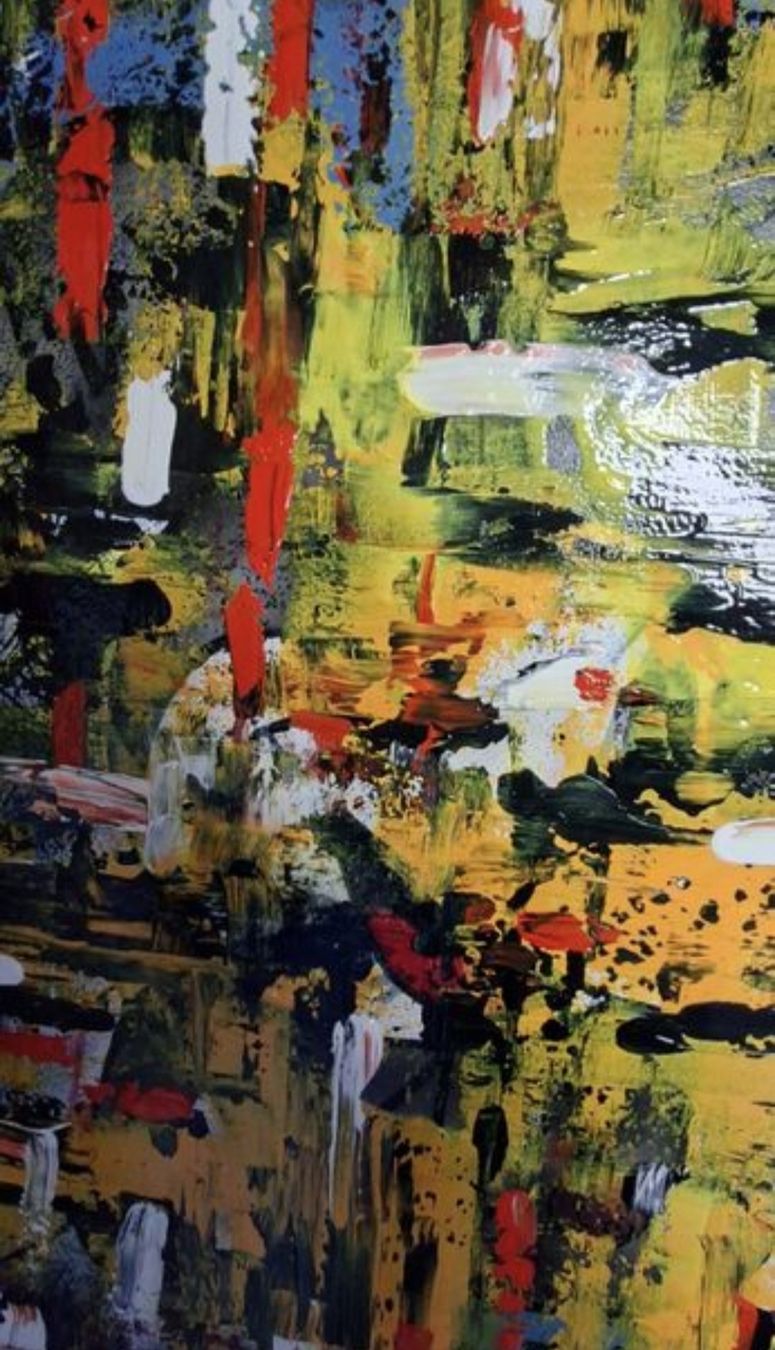 Tableaux: Originales abstraktes Gemälde, handgemalt,50×60 – Neuf (Voir description) à Riehen par Steinbock1970 4