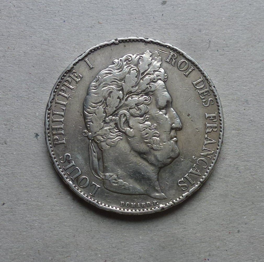 Tutti le monete: Frankreich ++ 5.- Francs 1848 A – Usato da Walkringen venduto da Casablanca777 1