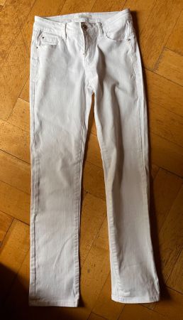 Très beau jean droit blanc 36 Promod