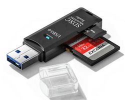 USB 3.0 Kartenlesegerät für SD + MicroSD