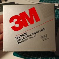 Vintage 3M DC 2000 Mini Data Cartridge Tape 40MB - 6-Pack