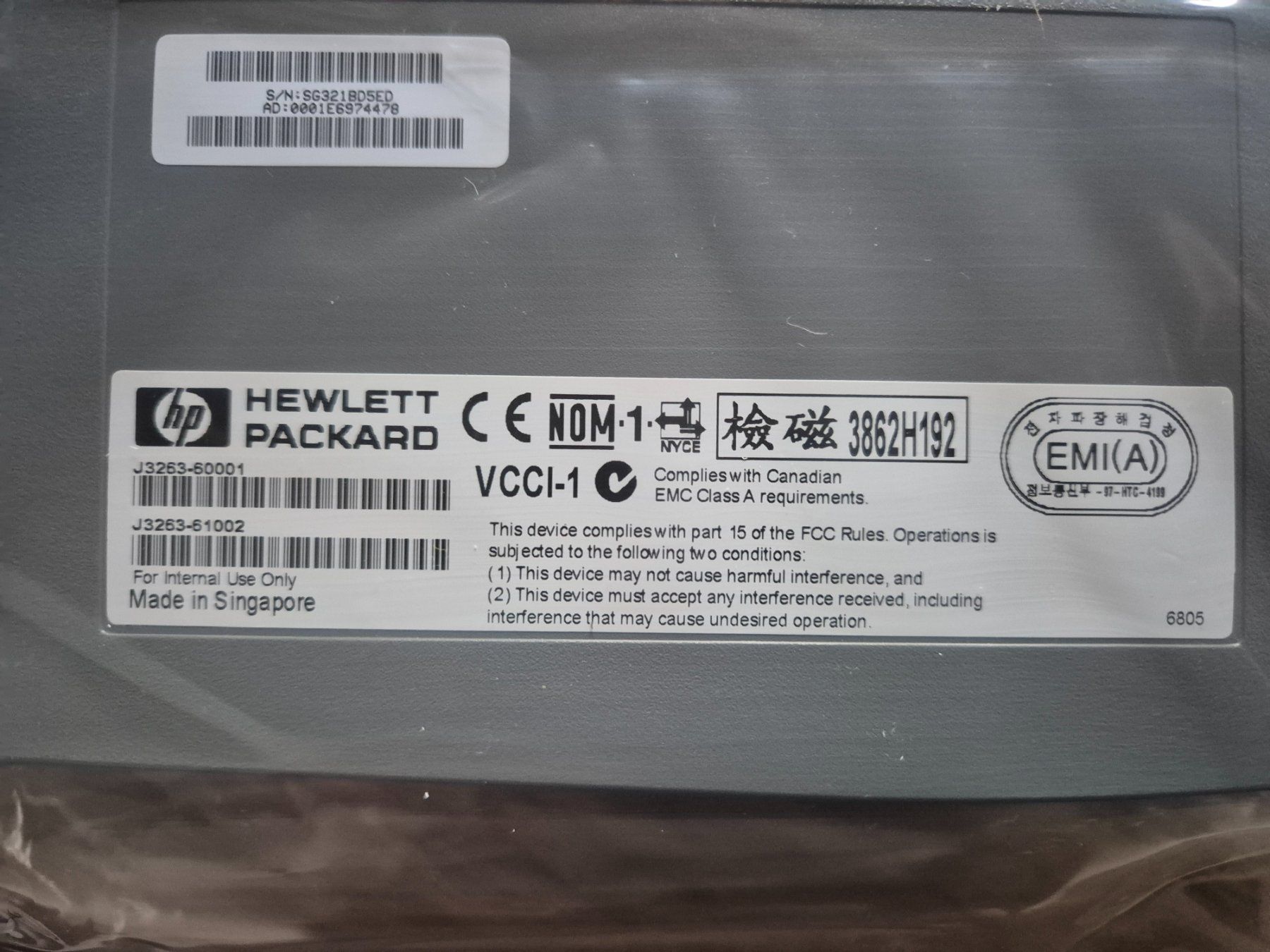 Hewlett Packard Stampanti: Drucker Server Typ: Jetdirect 300X P/N HP J3263 A – Usato da Winkel venduto da Heuresis 4