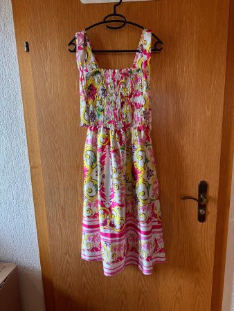 Farbenfrohes Sommerkleid Gr. XS oder S