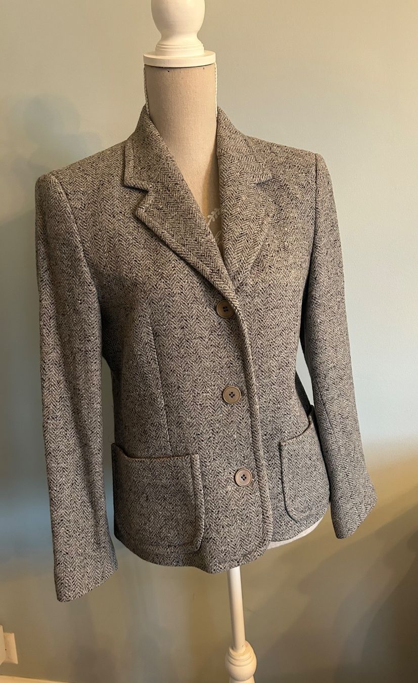 Max Mara Giacche: Hübsche Jacke, Grau, Max Mara, IT44/EU40 – Usato da Küsnacht ZH venduto da saluki12