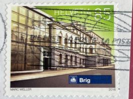 Znr 1601Ab Grosse Druckzufälligkeit unter + über Blau Druck