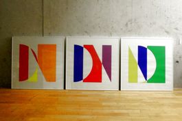 GOTTFRIED HONEGGER (Schweiz, 1917-2016) Triptychon, 1990
