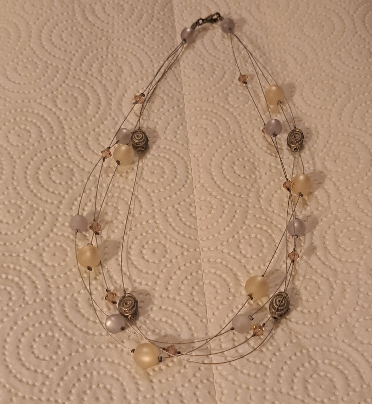 Catenine: Collier 925 perle mat en verre – Usato da Biel/Bienne venduto da raf_2yqq